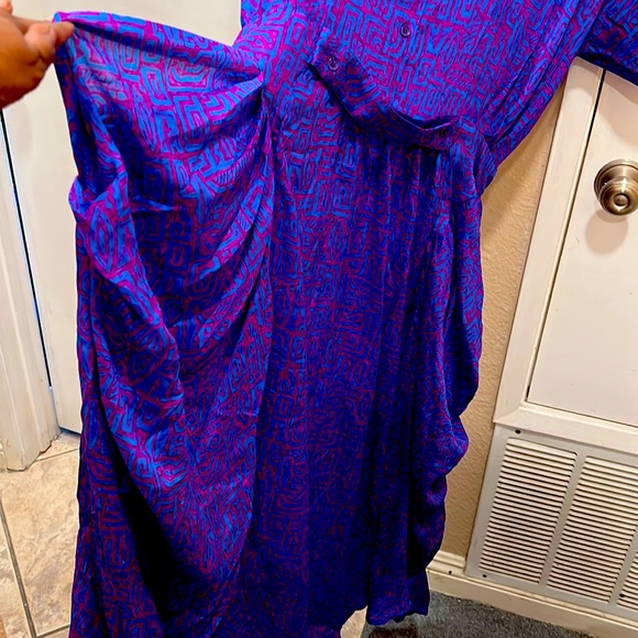 100% Silk quarter length dress - Picture 4 of 5